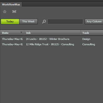 WorkflowMax Adobe Widget