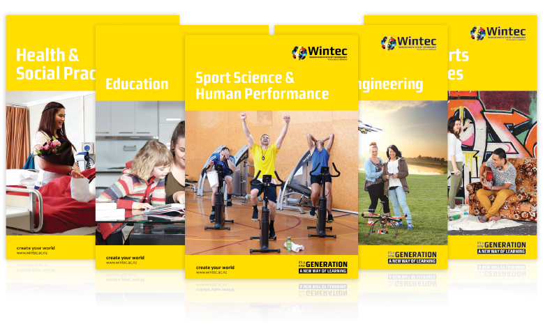 Career booklets for Wintec.