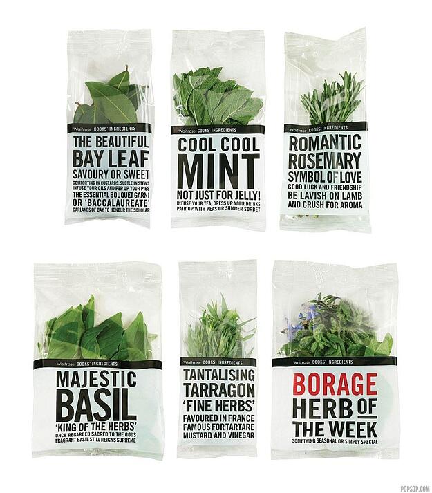 These Waitrose Fresh Herbs won the Bronze Award in the EDAwards for Packaging Design