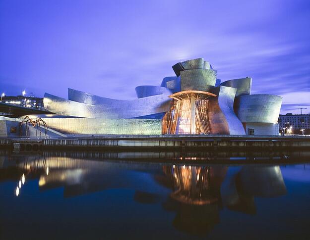 The Guggenheim Museum, Bilbao, Spain.