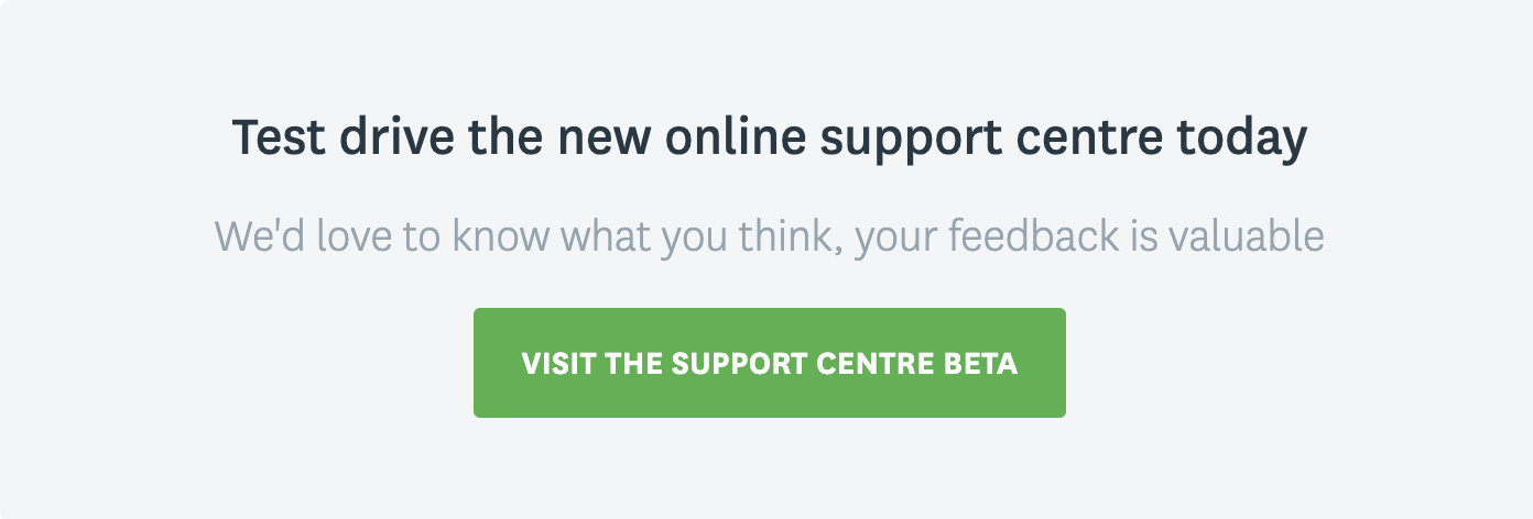 new support centre cta