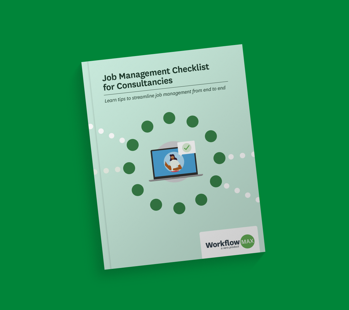 Job management checklist for consultancies