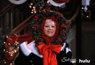 dress up christmas party planning.gif