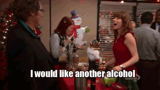 office gif alcohol work party.gif